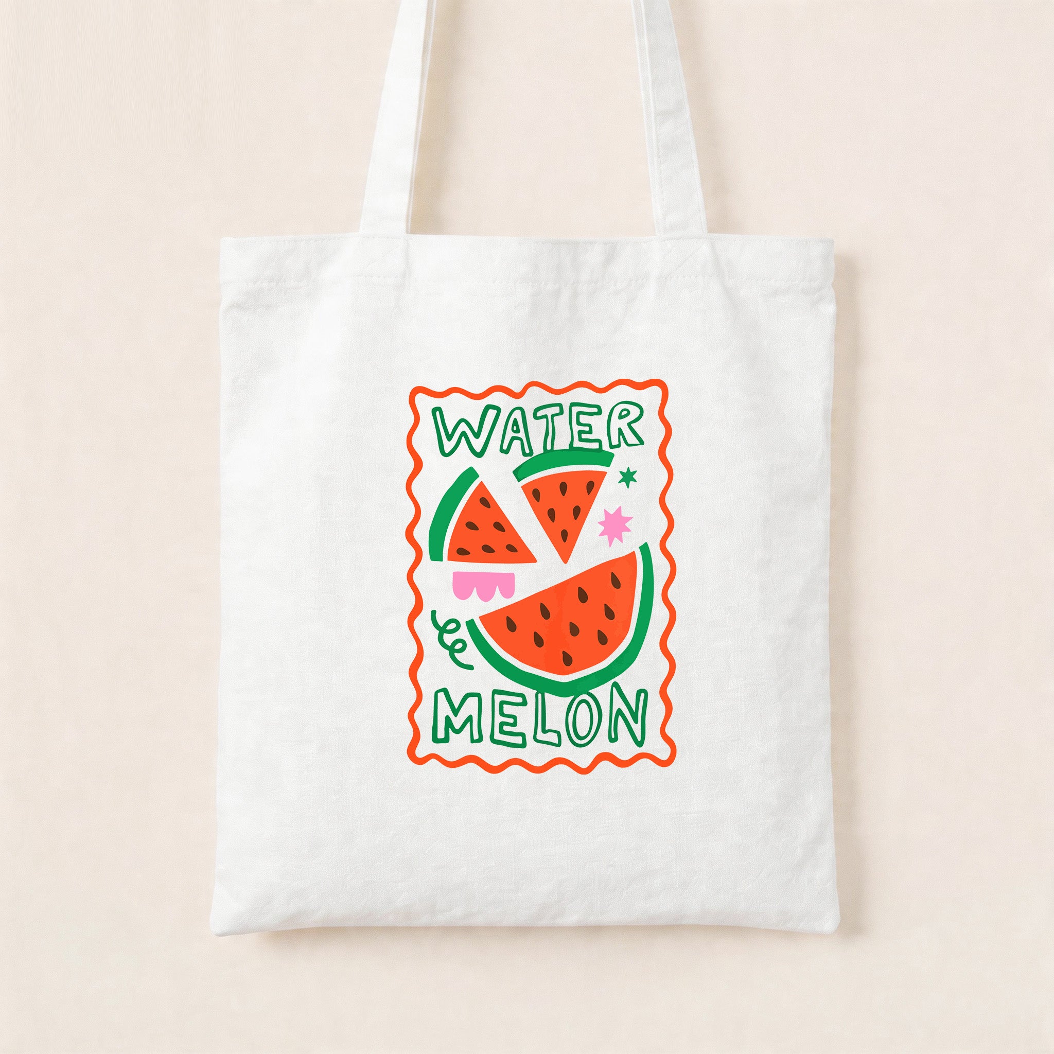 Summer Fruit Watermelon Canvas Tote Bag
