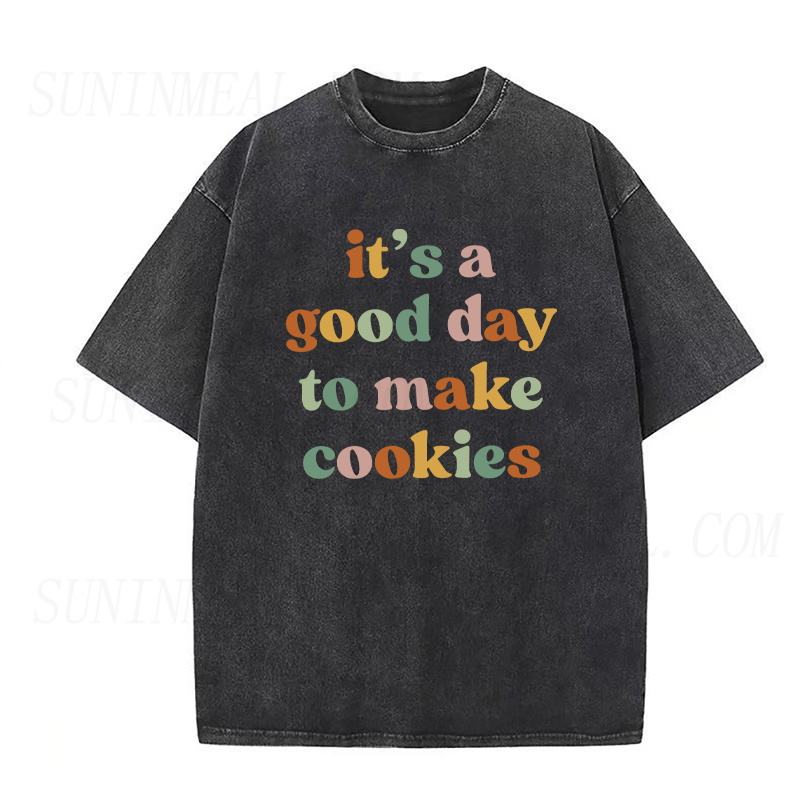クッキーを作るのに最適な日 ユニセックスTシャツ