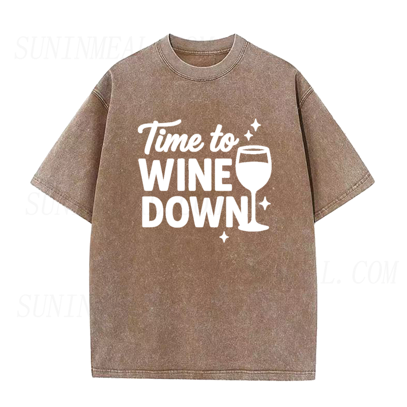Time To Wine Down Unisex Tee