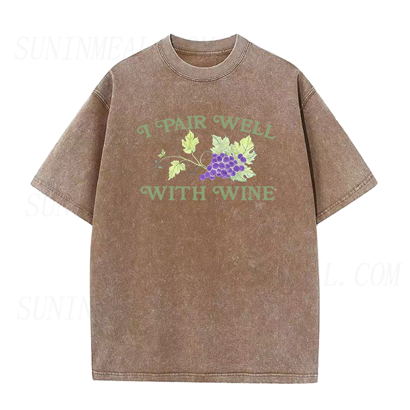 I Pair Well With Wine Unisex Tee