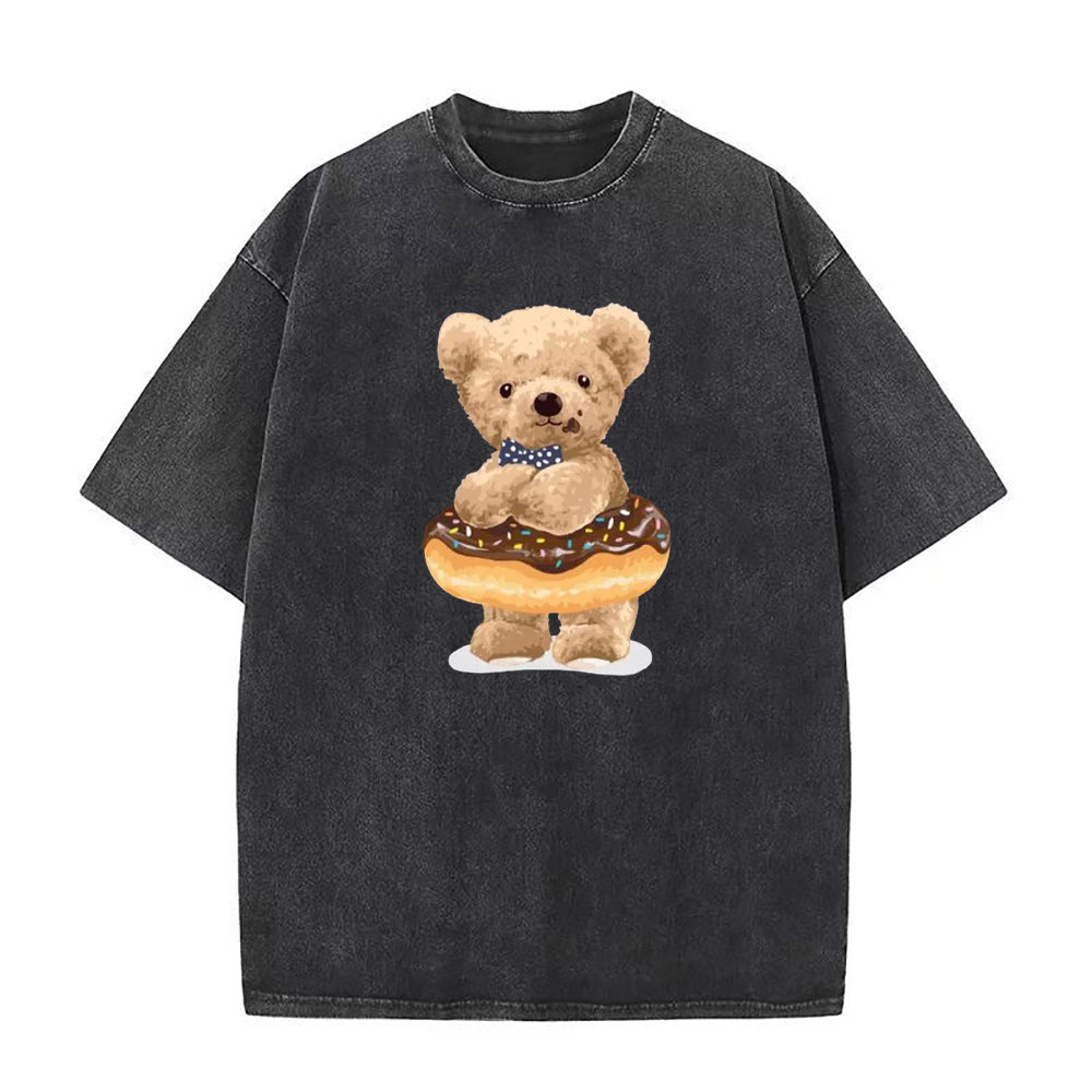 ドーナツラバーズベアーズユニセックスTシャツ