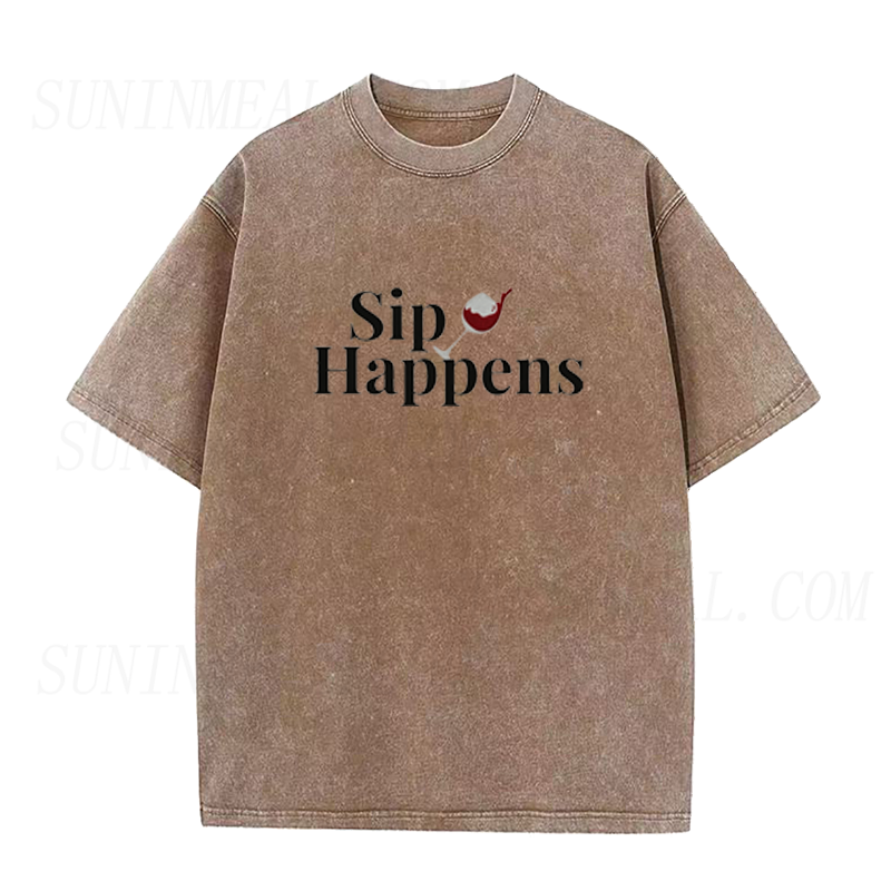 Sip Happens Wine Unisex Tee