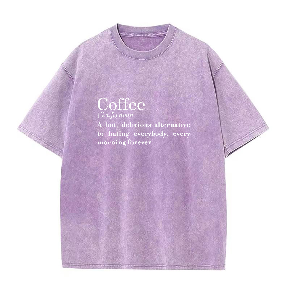 コーヒー定義ユニセックスTシャツ