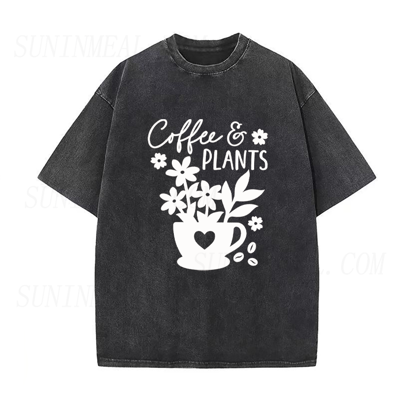 Coffee and Plants Unisex Tee