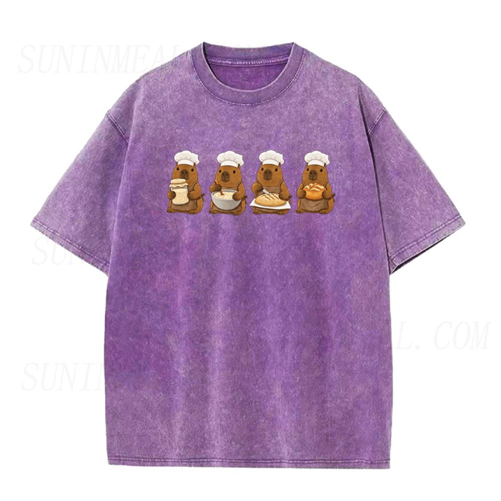 Funny Sourdough Capybara Unisex Tee
