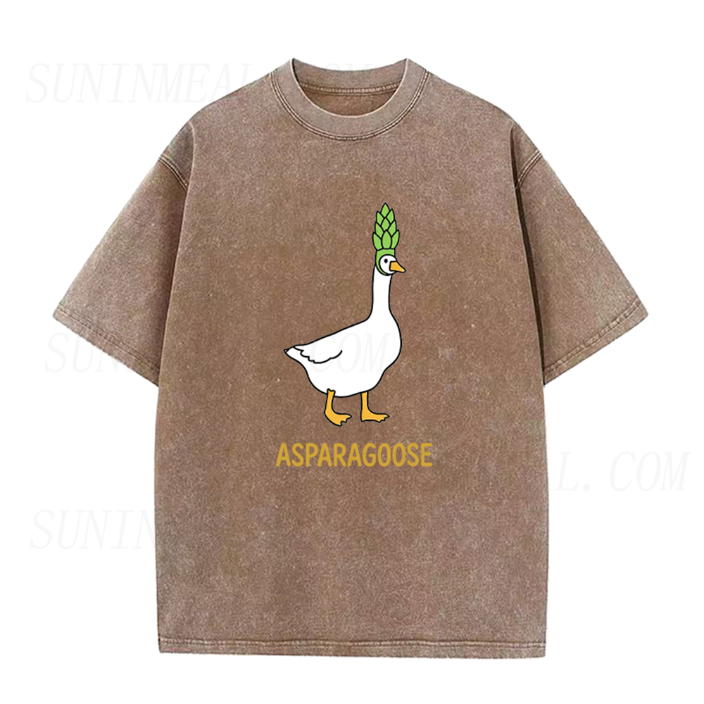 Funny Asparagus Asparagoose Goose Unisex Tee