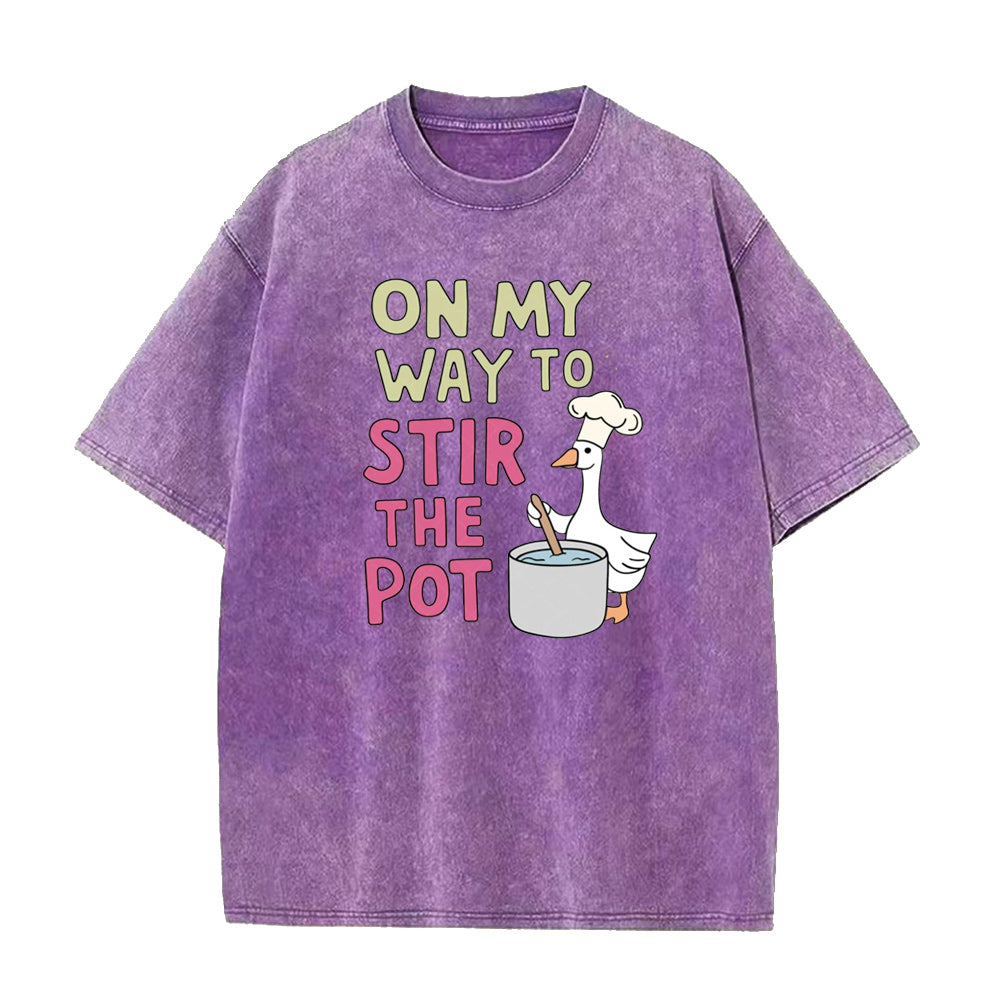 オン・マイ・ウェイ・トゥ・スター・ザ・ポット ユニセックスTシャツ