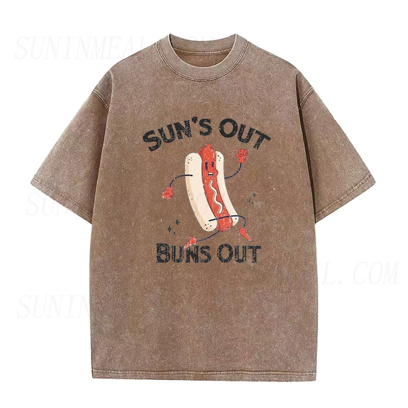 Suns Out Buns Out Hot Dog Unisex Tee