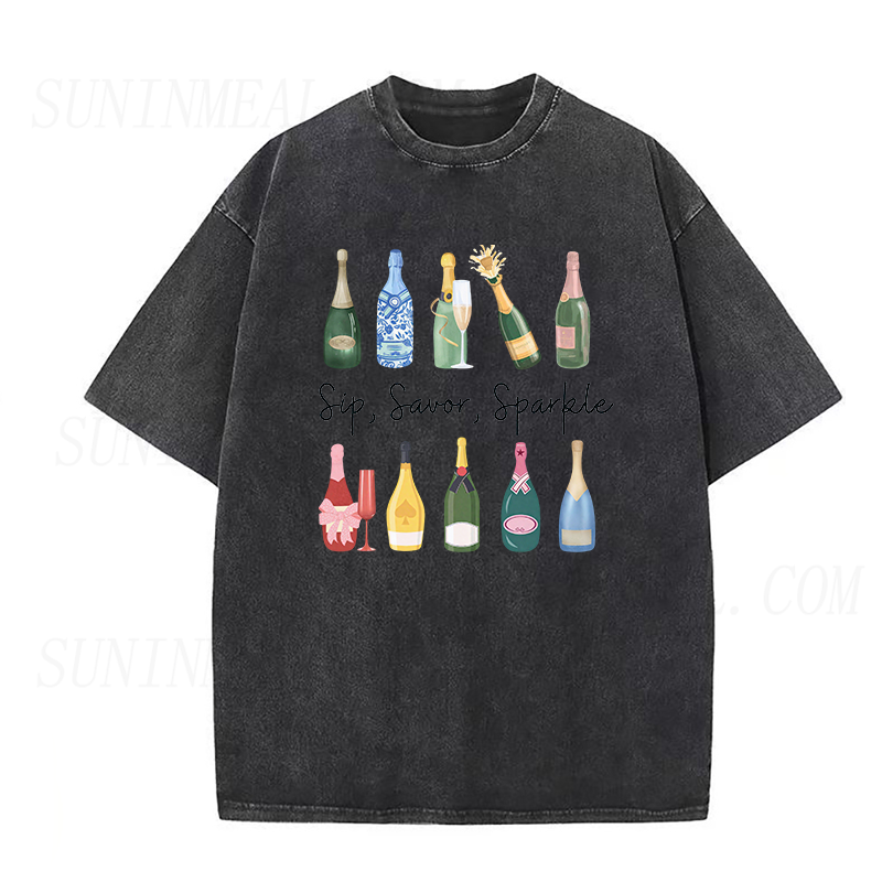 Champagne Bottles Unisex Tee