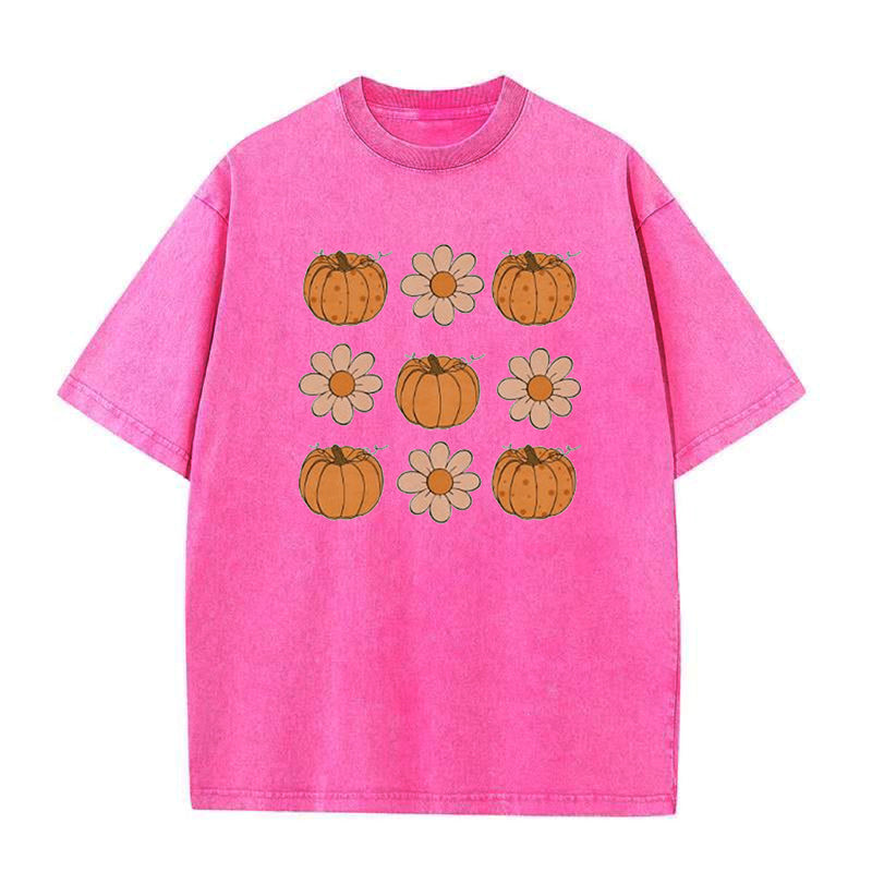 vintage floral Pumpkins Unisex Tee