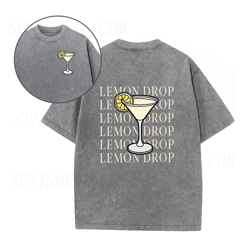Lemon Drop Cocktail Unisex Tee