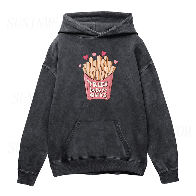 Fries Before Guys Unisex Hoodie