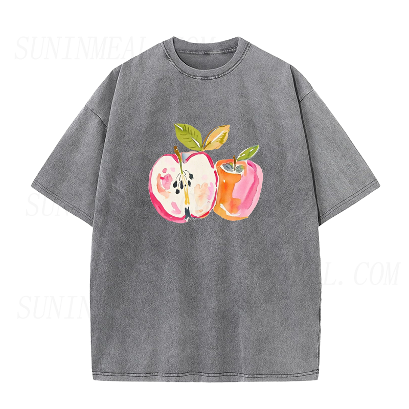 Watercolor Apple Unisex Tee