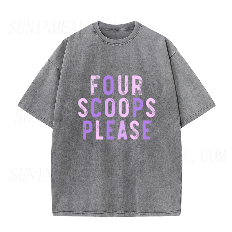 Four Scoops Please Unisex Tee
