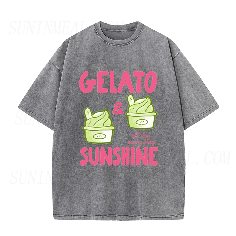 Gelato & Sunshine All Day Every Day Unisex Tee