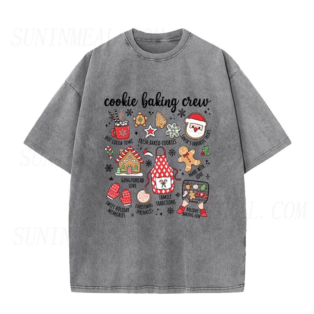 Cookie Baking Crew Christmas Unisex Tee