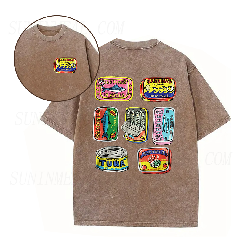 Vintage Sardine Cans Unisex Tee