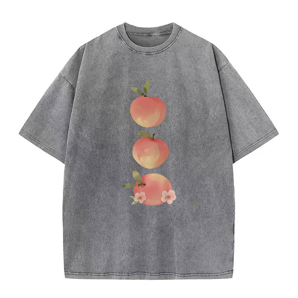 ピーチユニセックスTシャツ