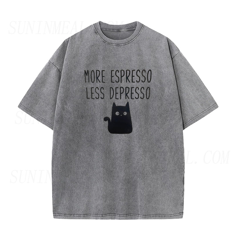More Espresso Less Depresso Unisex Tee