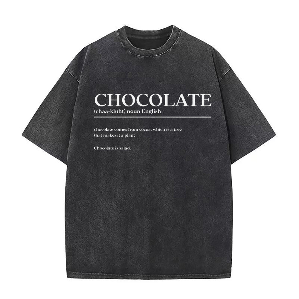 チョコレート・イズ・サラダ ユニセックスTシャツ