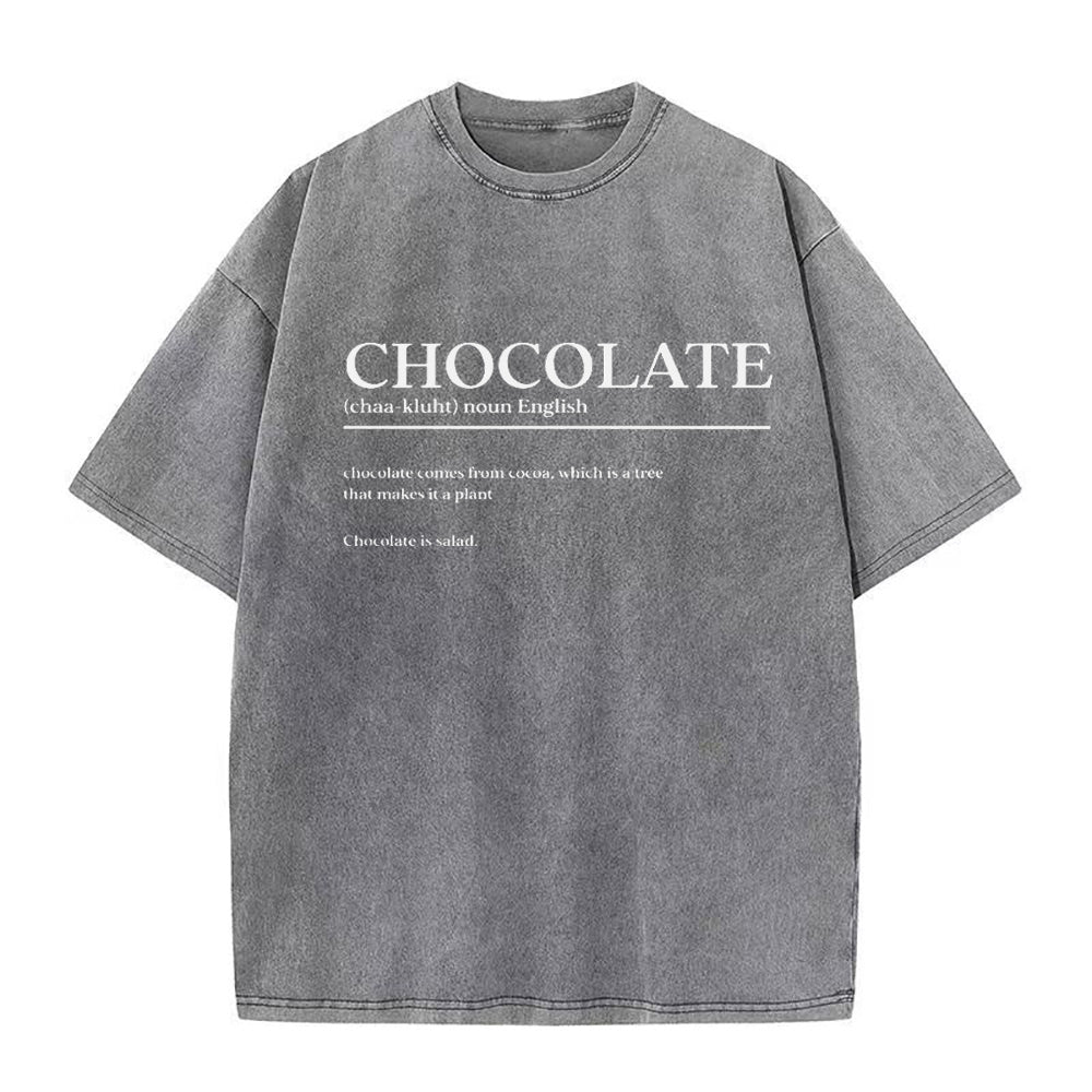 Chocolate Is Salad Unisex Tee