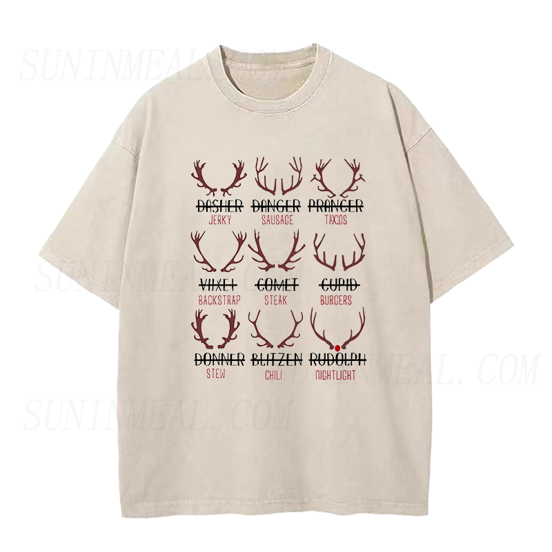 Christmas Reindeer Hunter Unisex Tee