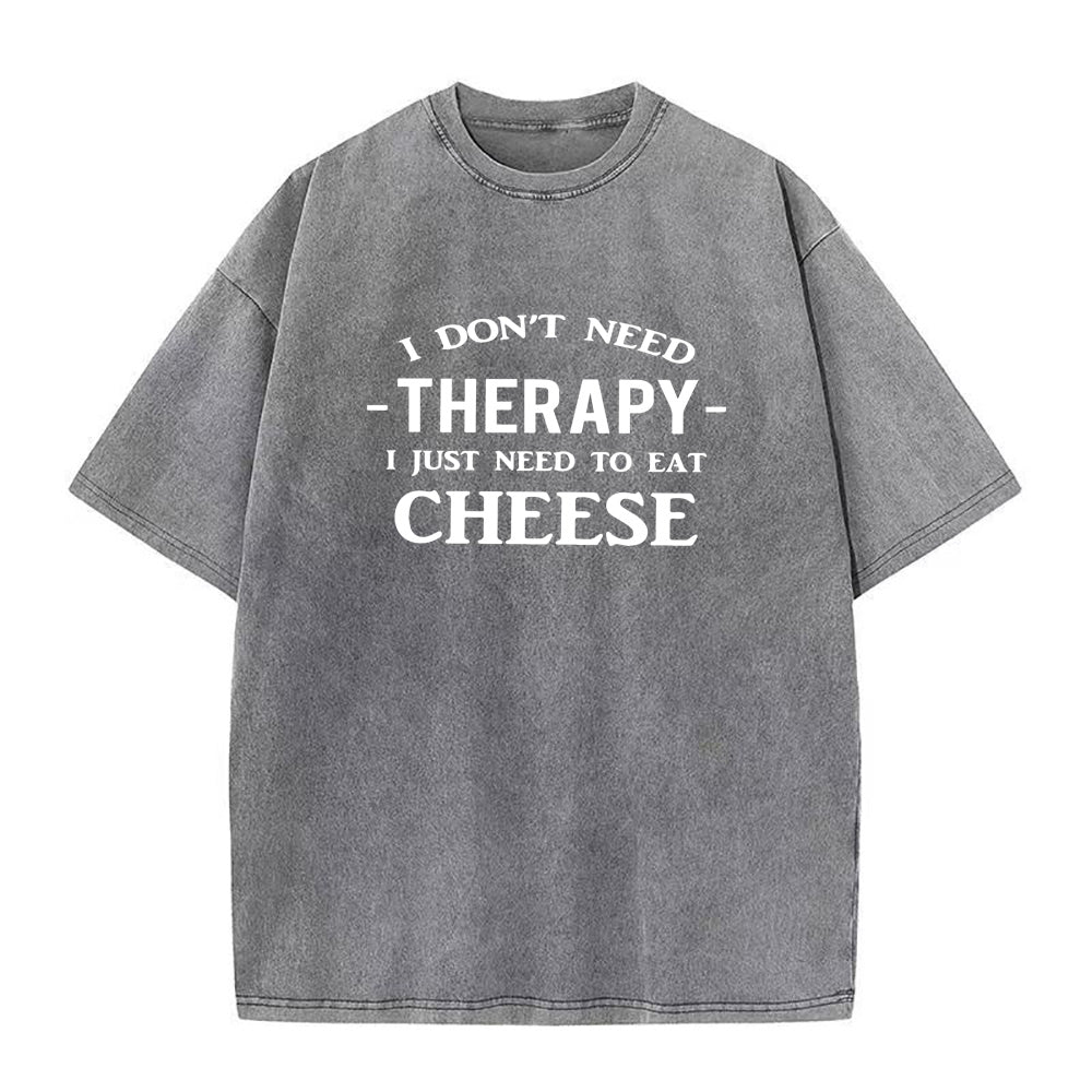 チーズが食べたいだけユニセックスTシャツ