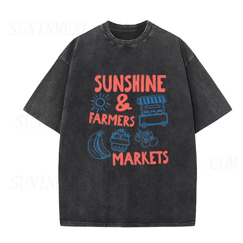 Sunshine & Farmers Markets All Day Unisex Tee