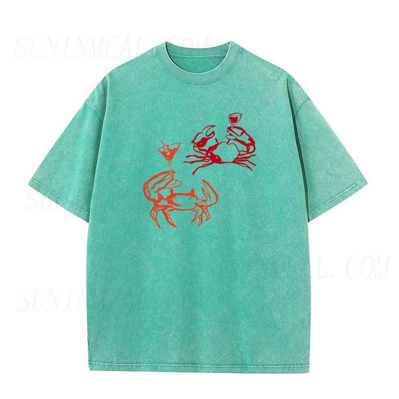 Retro Crab Cocktail Unisex Tee