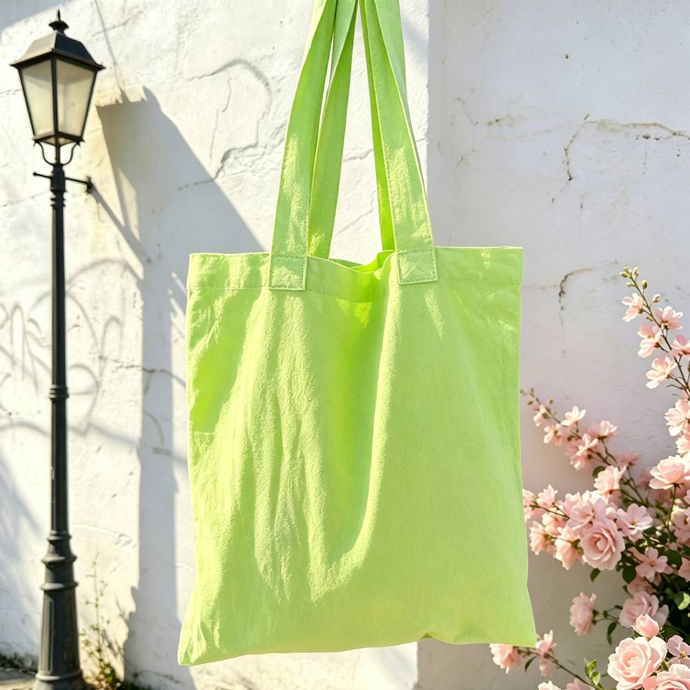 Summer-colored Canvas Tote Bag