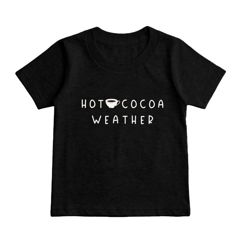 Hot Cocoa Weather Kids T-Shirt
