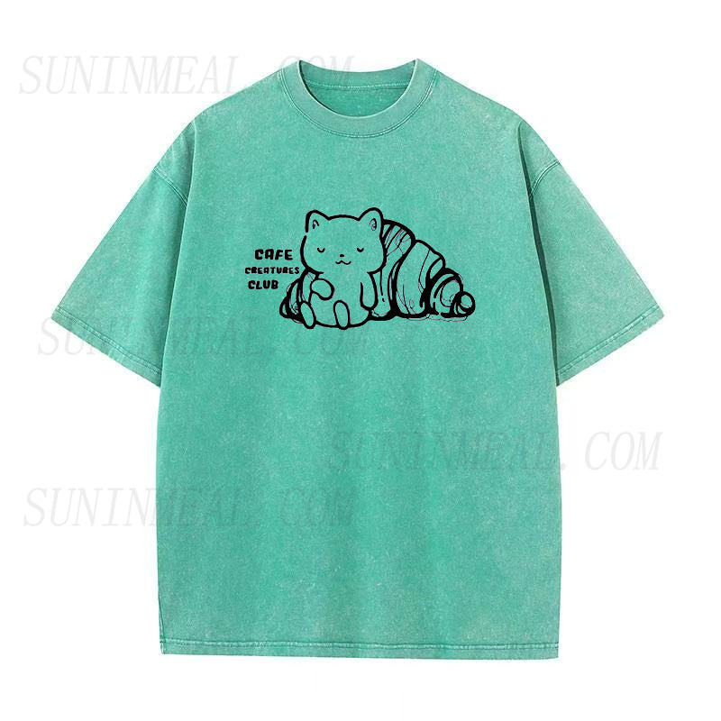 Croissant Cat Unisex Tee