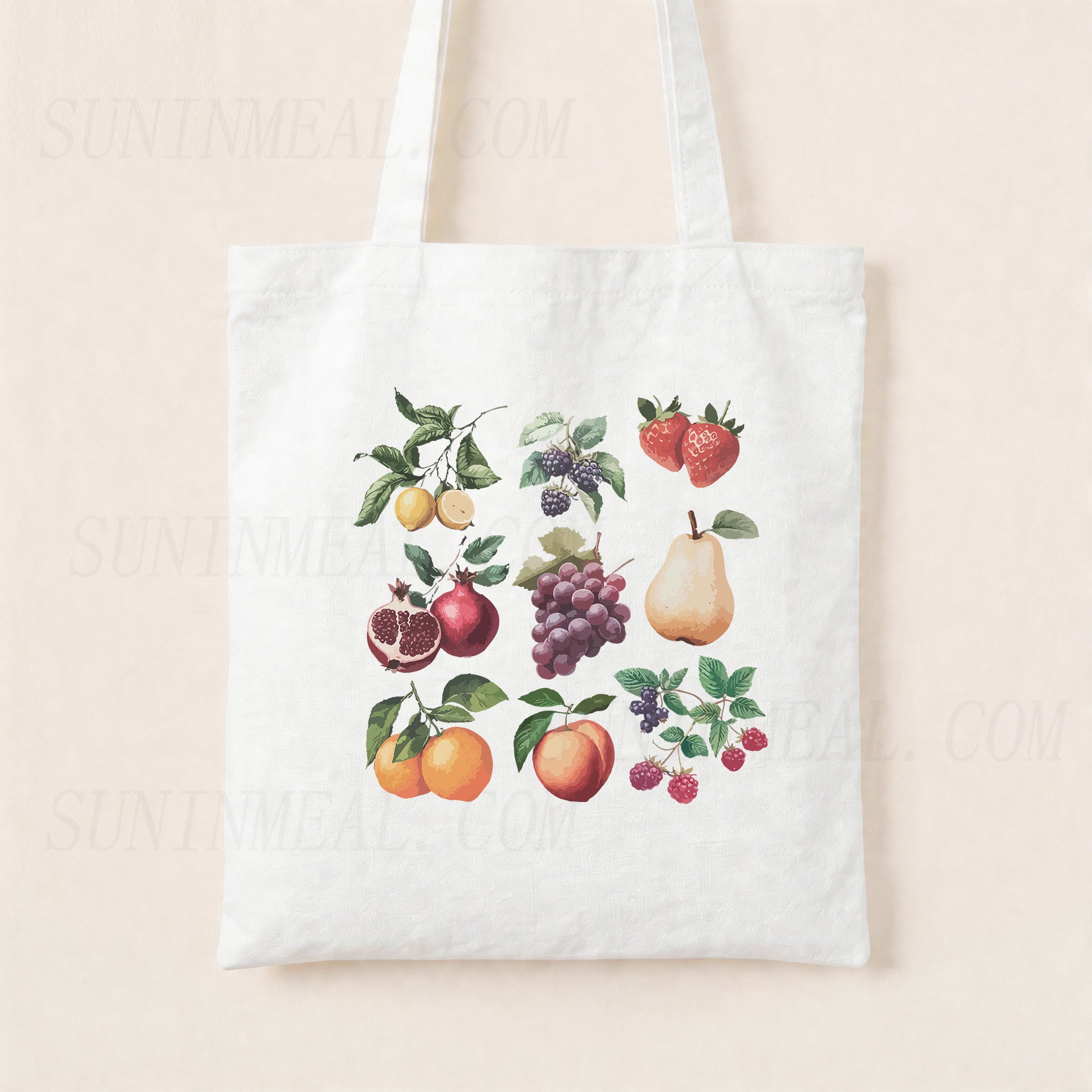 Fruits Canvas Tote Bag