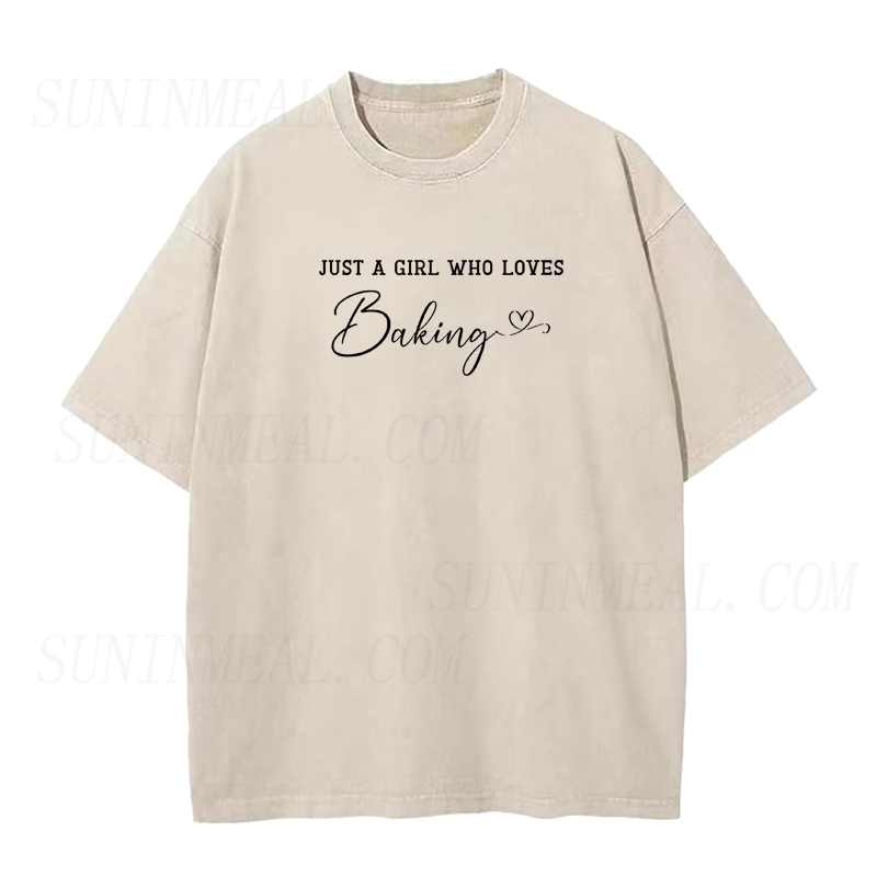 Just A Girl Who Loves Baking Unisex Tee