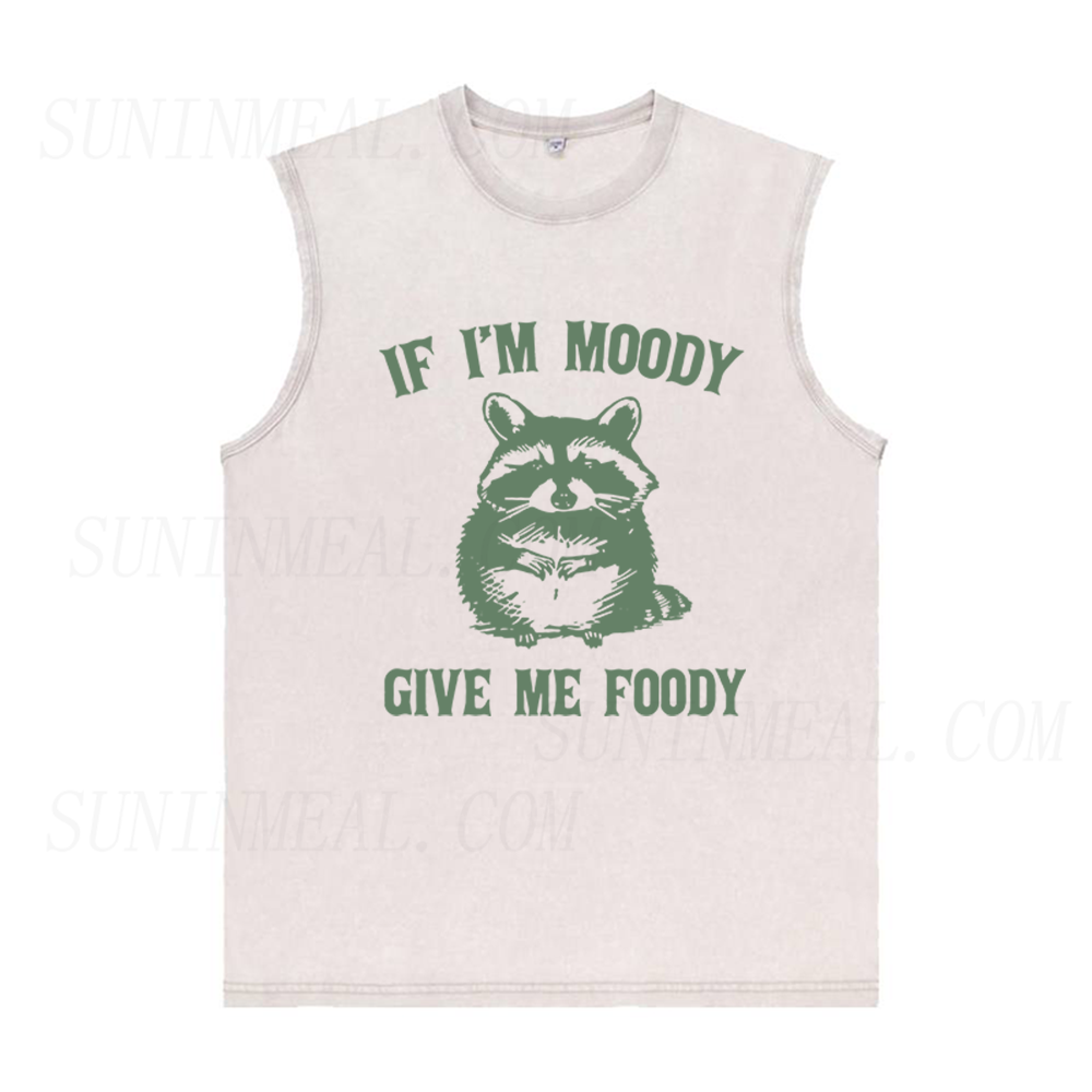 If I’m Moody Give Me Foody Unisex Tank Top