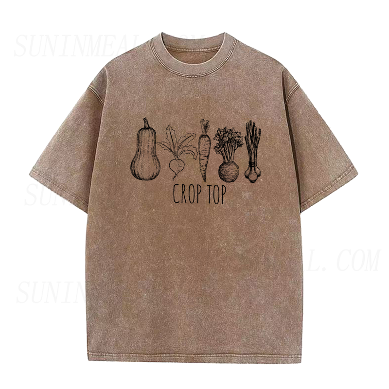 Crop Top Veggies Unisex Tee