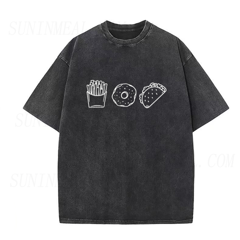 Fries Donut Taco Unisex Tee