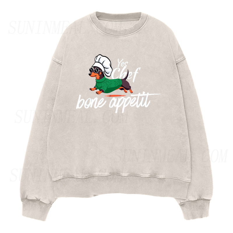 Yes Chef Dog Unisex Crewneck Sweatshirt