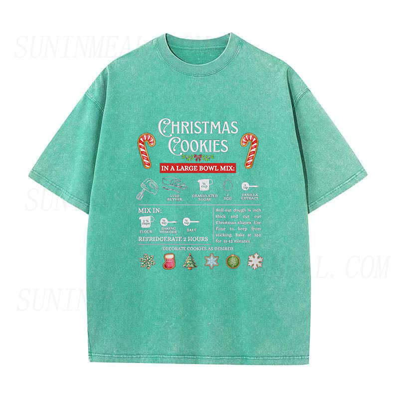 Christmas Cookie Recipe Unisex Tee