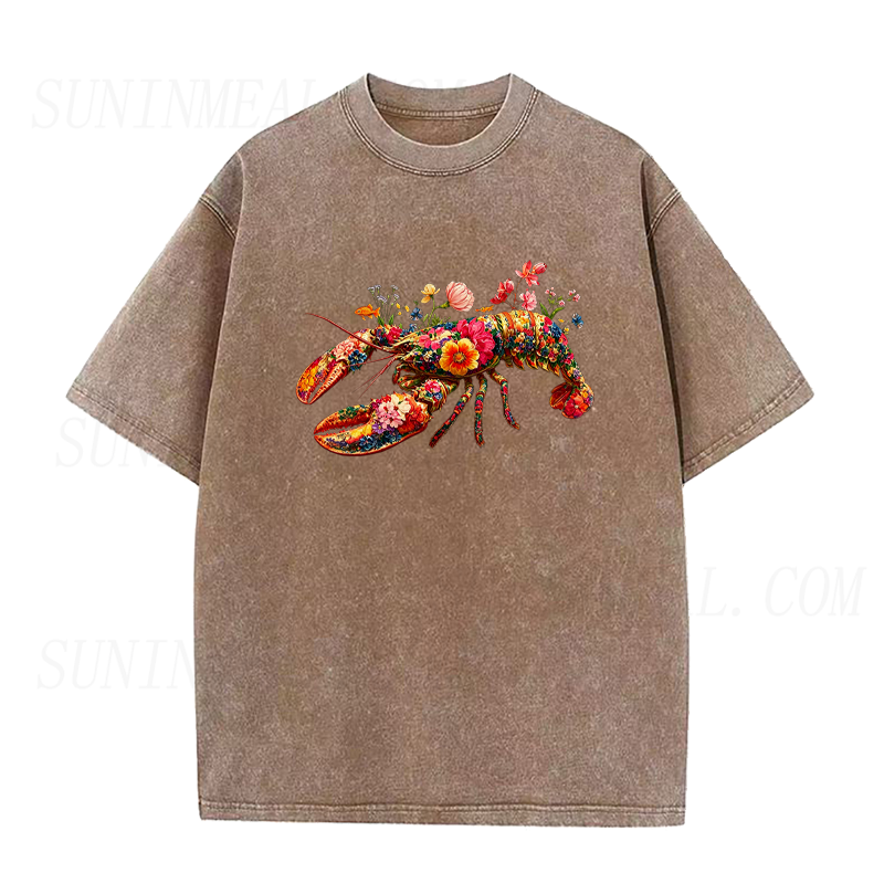 Floral Lobster Unisex Tee