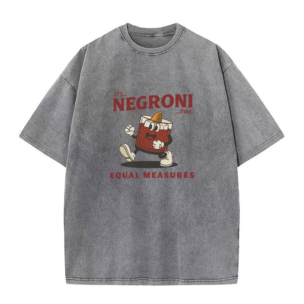 ネグローニ カクテル ユニセックス Tシャツ