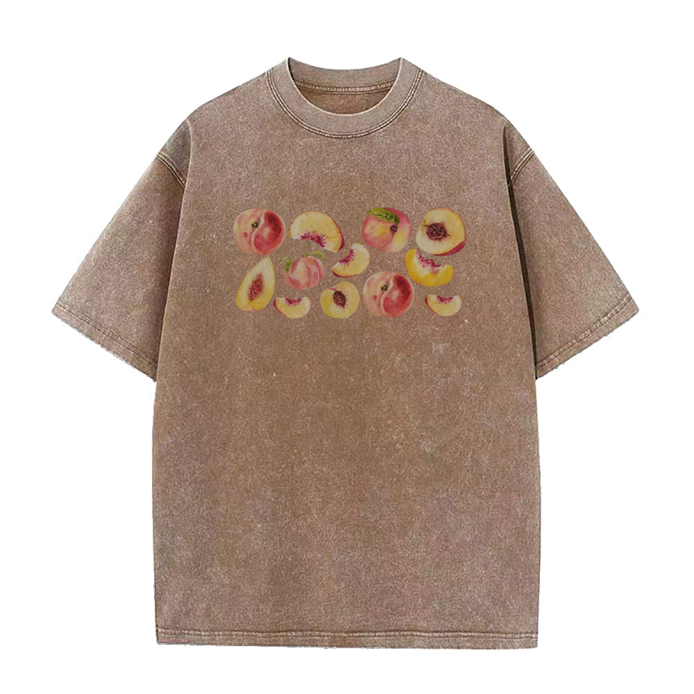 ピーチユニセックスTシャツ
