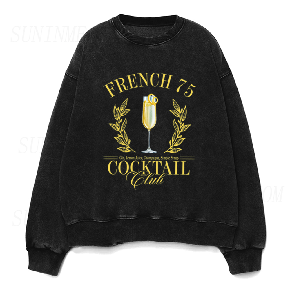 French 75 Cocktail Club Unisex Crewneck Sweatshirt