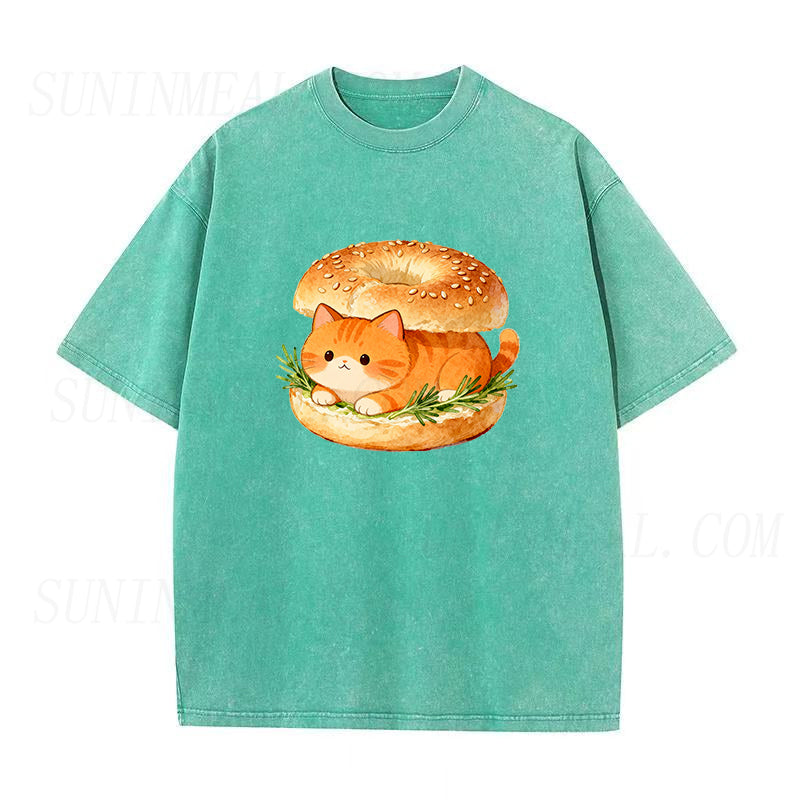 Breakfast Cat Unisex Tee