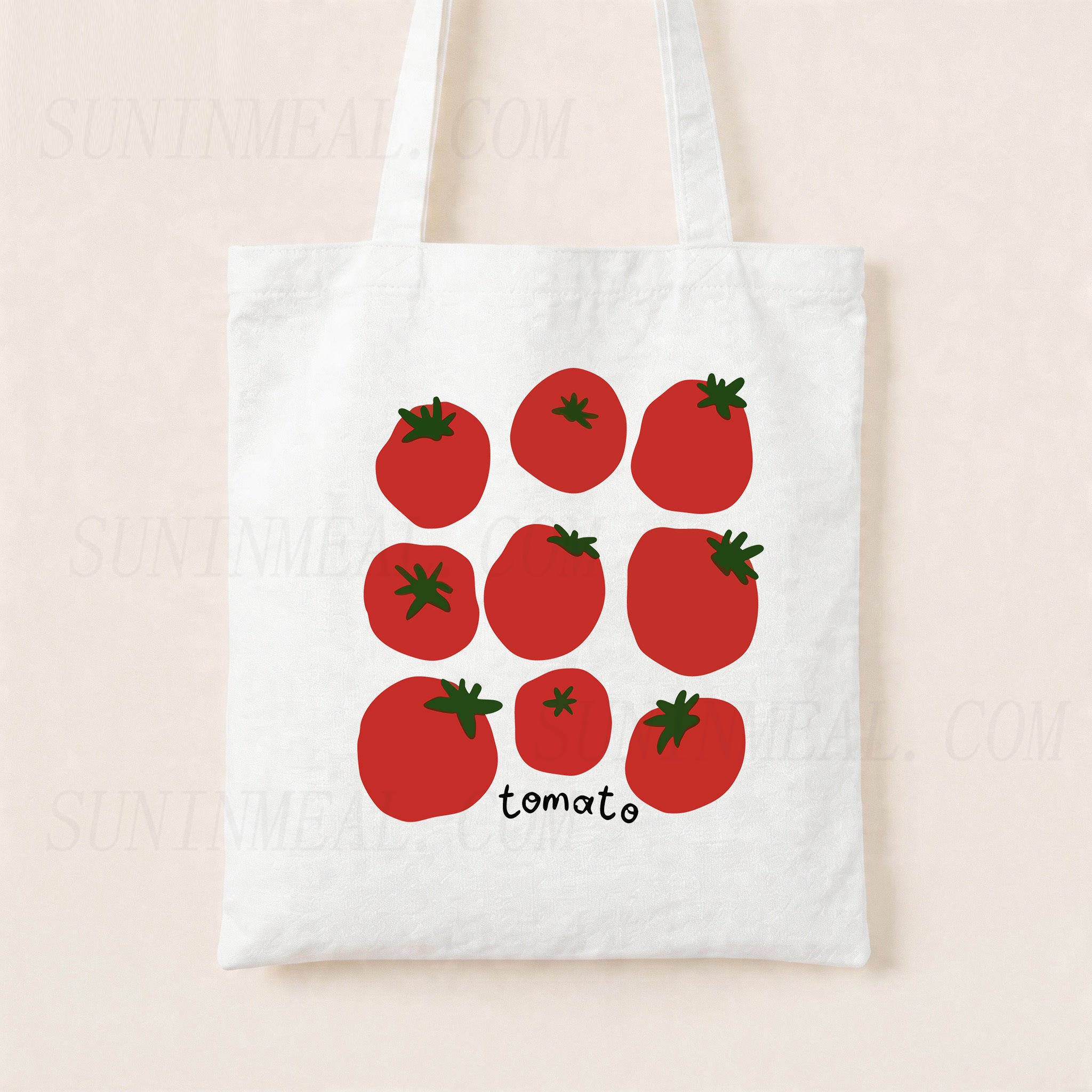 Tomato Canvas Tote Bag