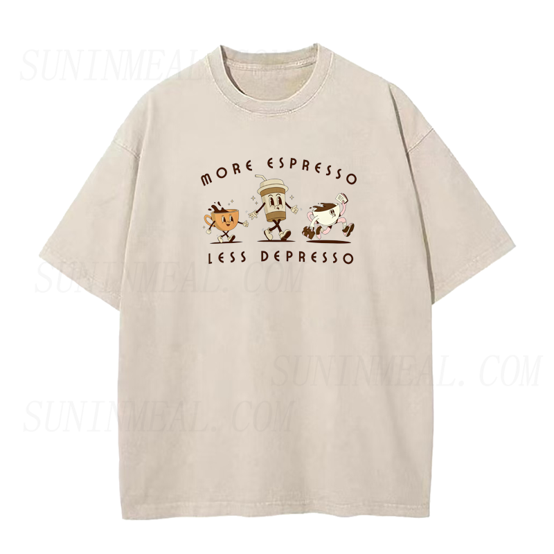 MORE ESPRESSO Less Depresso Unisex Tee