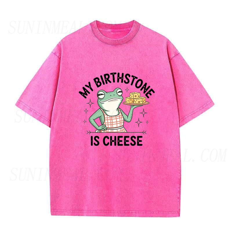 My Birthstone is Cheese Frog Unisex Tee