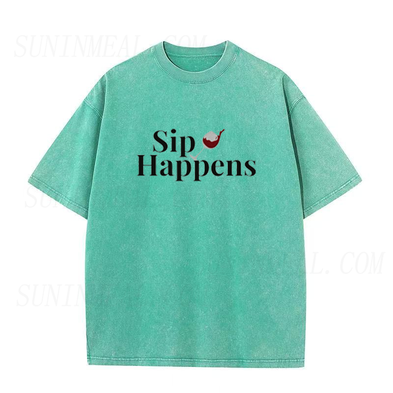 Sip Happens Wine Unisex Tee