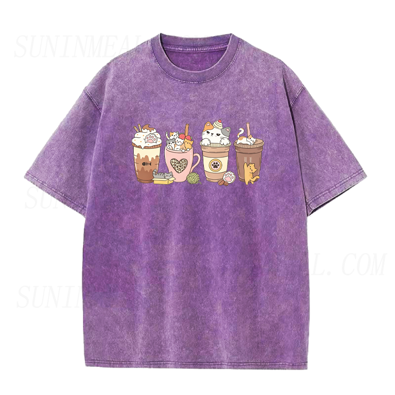 Cat Coffee Unisex Tee
