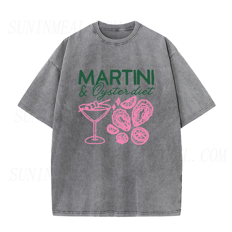 Sunmmer Martinis & Oysters Unisex Tee